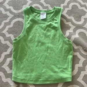 Tillys green tank top